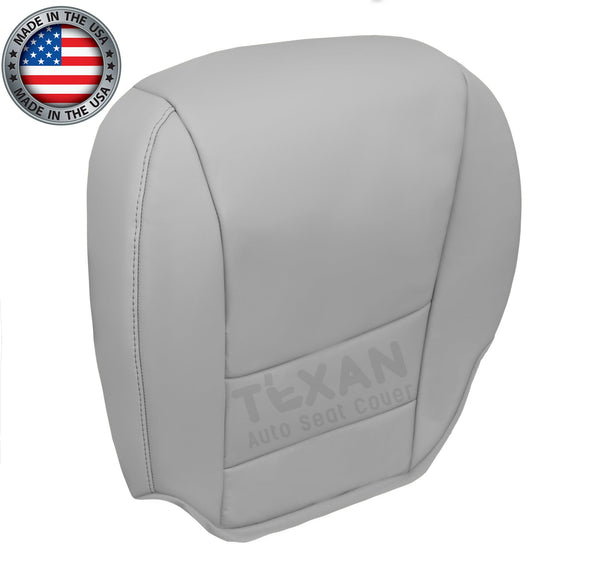 2007, 2008, 2009, 2010, 2011, 2012, 2013 Acura MDX Driver Side Bottom Synthetic Leather Seat Cover Gray