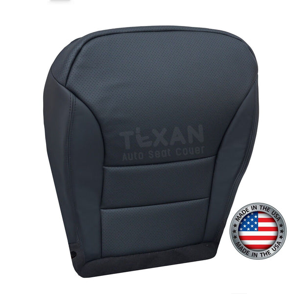 Fits 2005, 2006, 2007 Honda CRV Driver Side Bottom Synthetic Leather Perforated Replacement Seat Cover Black