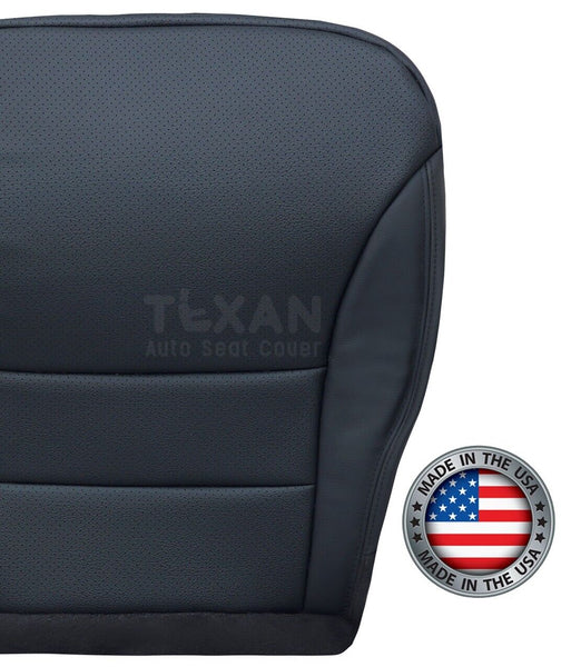 Fits 2005, 2006, 2007 Honda CRV Driver Side Bottom Synthetic Leather Perforated Replacement Seat Cover Black