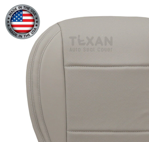 Compatible with 2015, 2016, 2017 Subaru Outback Passenger Side Bottom Perforated Synthetic Leather Replacement Seat Cover Ivory