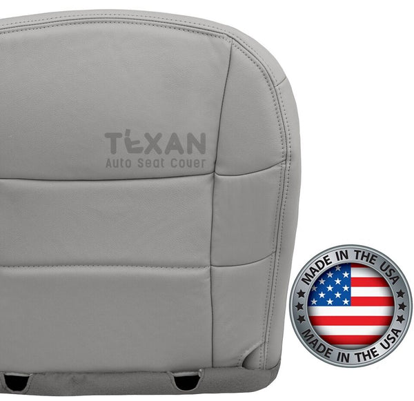 Fits 2000, 2001, 2002 Lincoln Navigator Passenger Side Bottom Synthetic Leather Seat Cover Gray