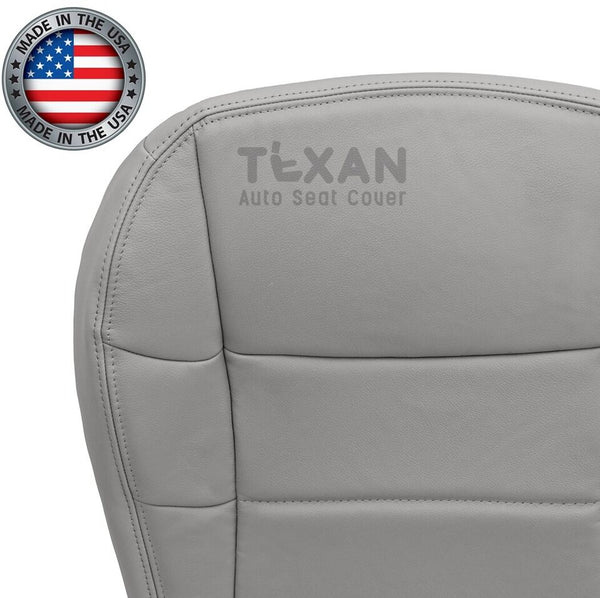 Fits 2000, 2001, 2002 Lincoln Navigator Passenger Side Bottom Synthetic Leather Seat Cover Gray
