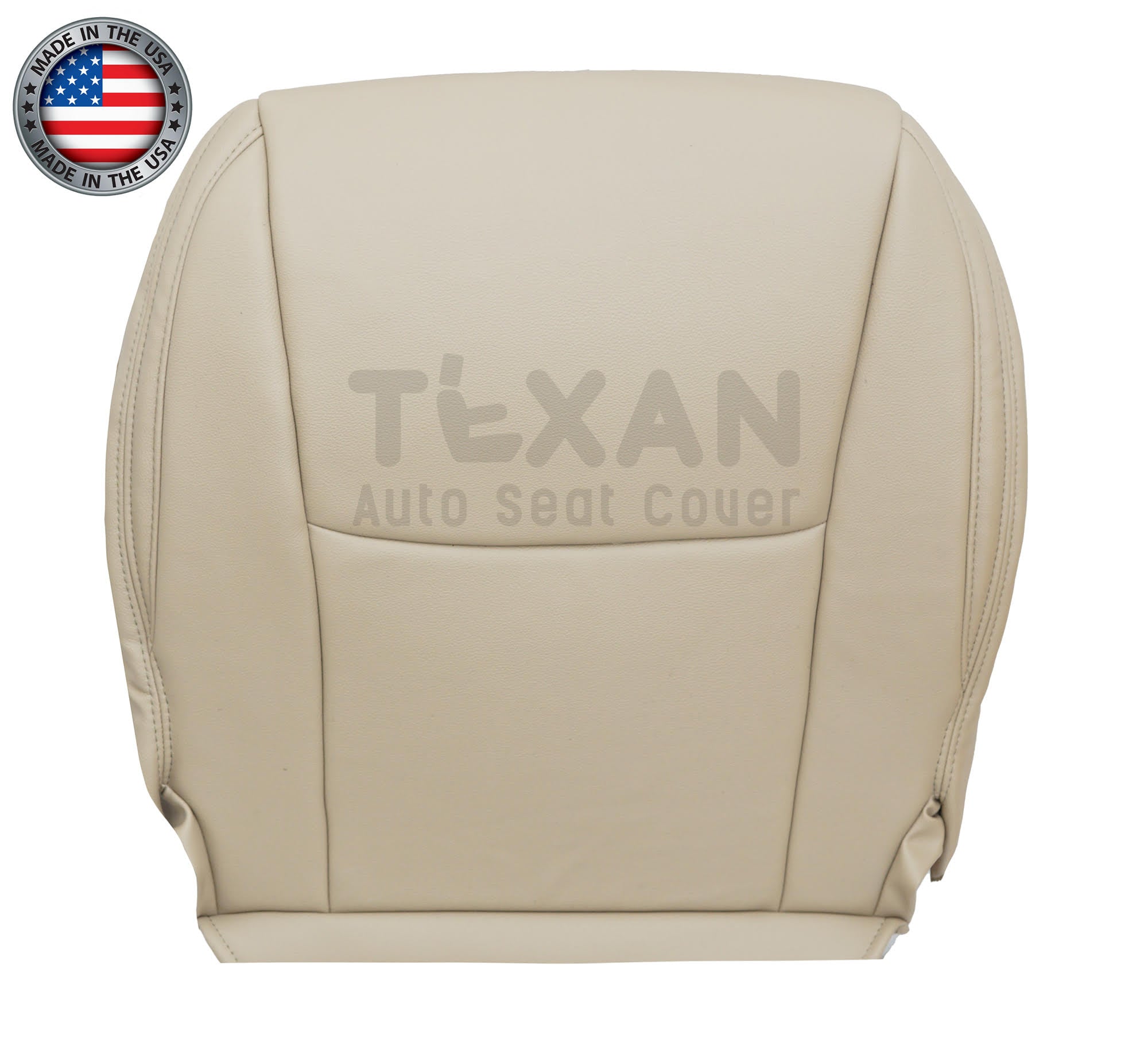 2003, 2004, 2005, 2006, 2007, 2008, 2009 Lexus Gx470 Passenger Side Bottom Leather Replacement Seat Cover Ivory Tan
