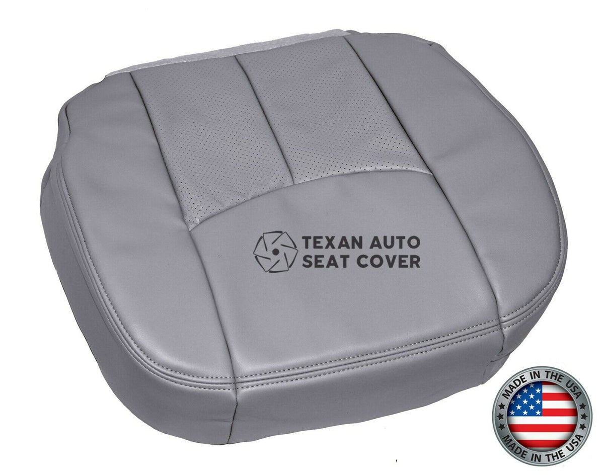 US Leather Car Seats Vinyl Bottom Seat Cover – Gray – For Chevy Express 1500-3500 Passenger (1997-2018)