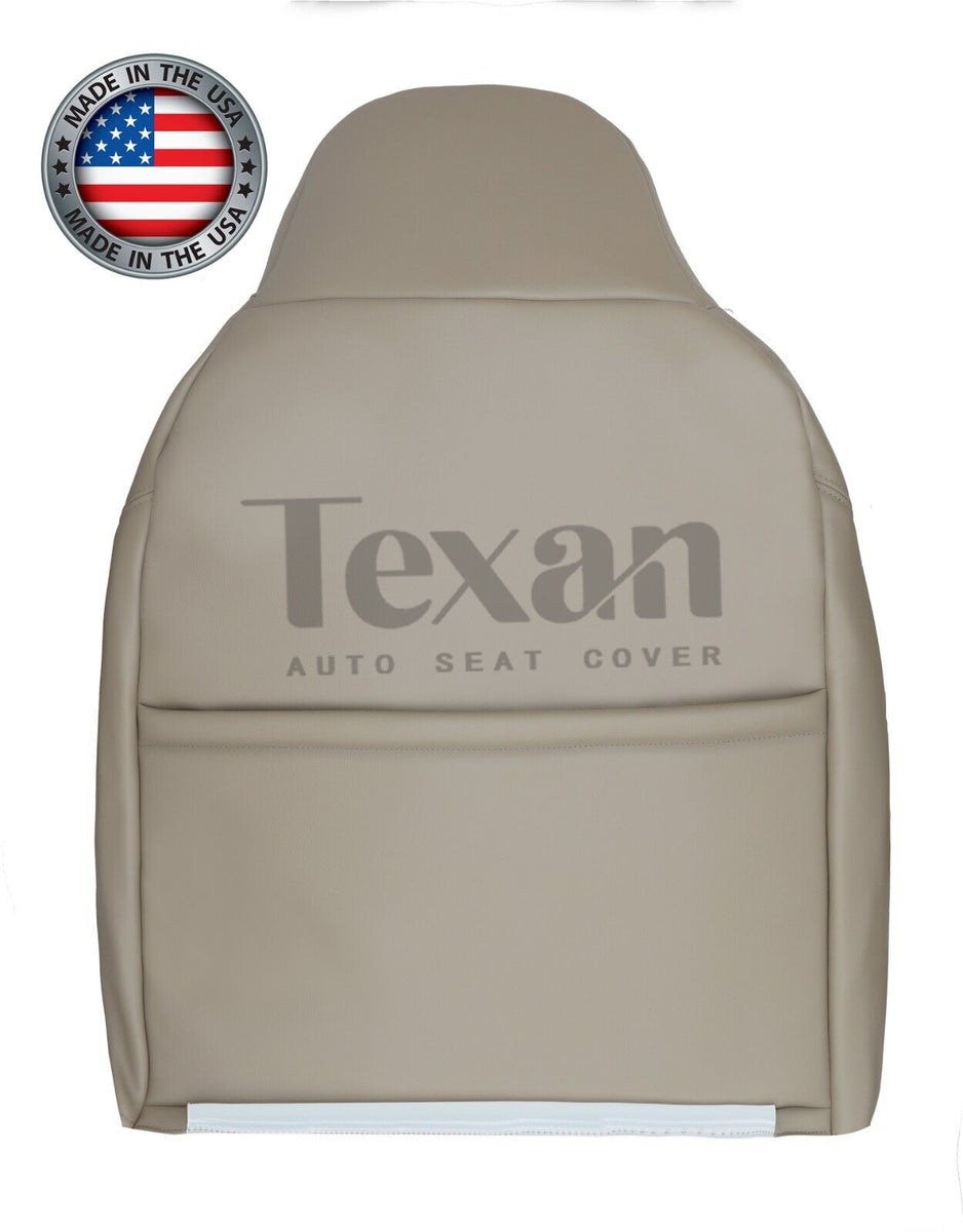 2000, 2001 Ford Excursion Limited Passenger Top Leather Seat Cover Tan