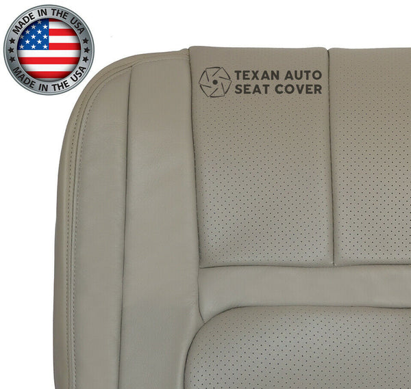 1999, 2000 Cadillac Escalade 2WD 4X4 Driver Side Bottom PERFORATED Synthetic Leather Seat Cover Tan