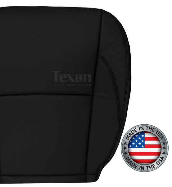 For 2007 to 2012 Lexus ES350 Driver Side Bottom Leather Replacement Seat Cover Black