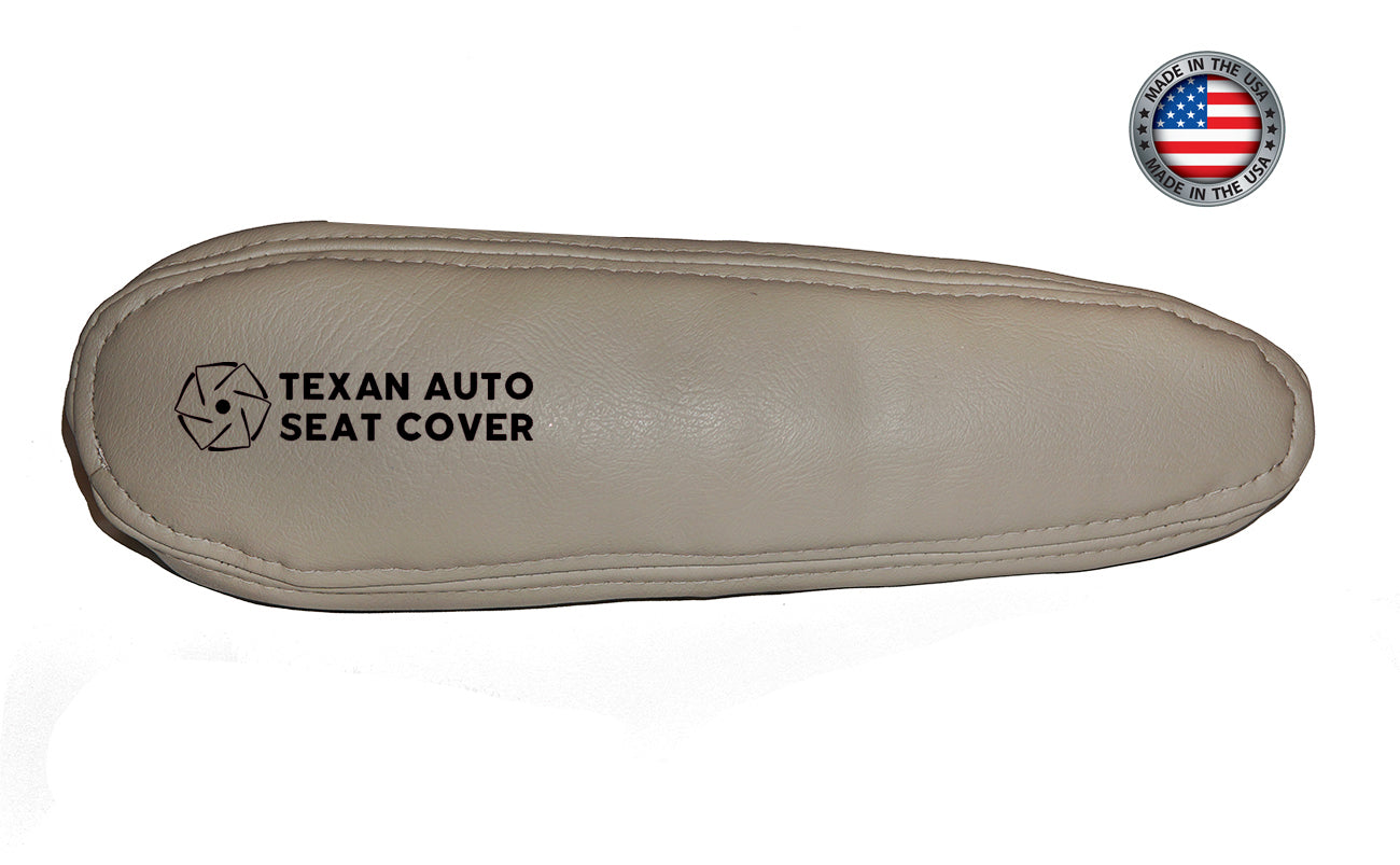 2000 to 2002 Chevy Silverado Passenger Side Armrest Synthetic Leather Replacement Cover Tan