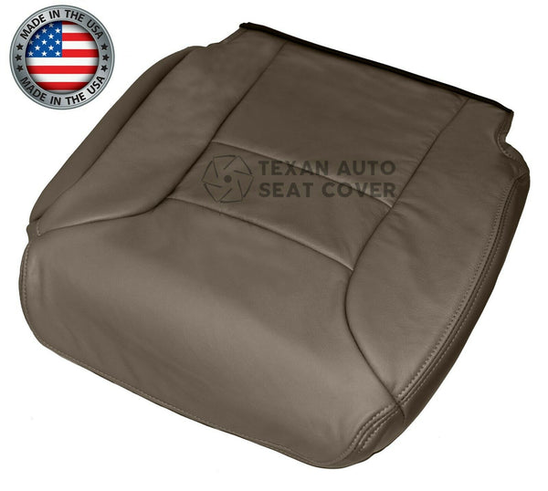 1995 to 2000 Chevy Silverado Driver Side Lean Back Leather Seat Cover Tan