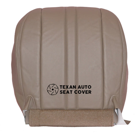 1997 to 2002 Chevy Express Driver Side Bottom Synthetic Leather Replacement Seat Cover Tan