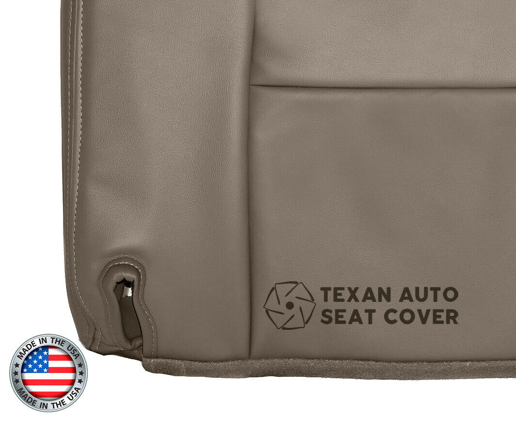 1995, 1996, 1997, 1998, 1999,GMC Sierra 1500 2500 3500 SLT.SLE. Z71. Passenger Side Bottom Synthetic Leather Replacement Seat Cover Tan