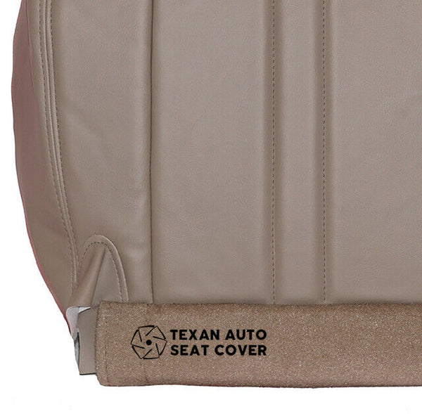 1997, 1998, 1999, 2000, 2001, 2002 GMC SAVANA Driver Side Bottom Synthetic Leather Replacement Seat Cover Tan