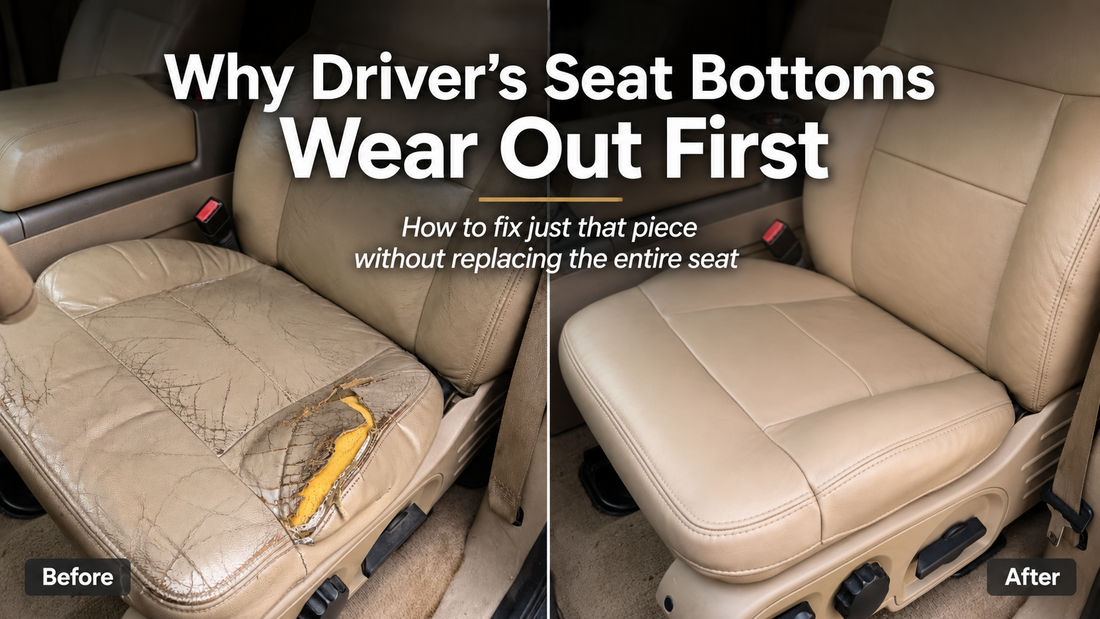 Why Driver's Seat Bottoms Wear Out First (And How to Fix Just That Piece)