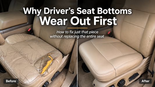 Why Driver's Seat Bottoms Wear Out First (And How to Fix Just That Piece)