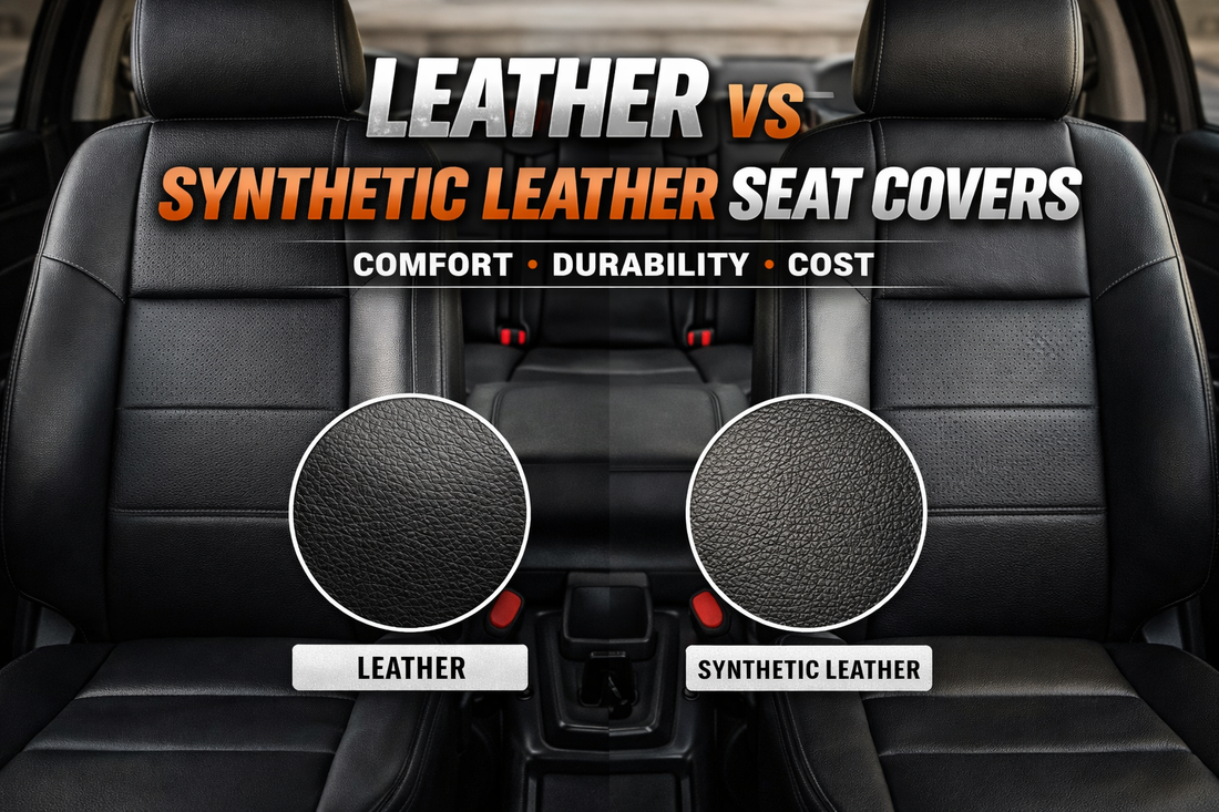 Leather vs Synthetic Leather Seat Covers: Which One Should You Buy?