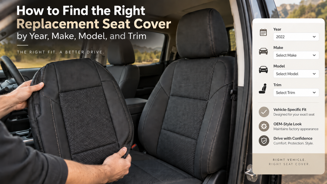 How to Find the Right Replacement Seat Cover by Year, Make, Model, and Trim