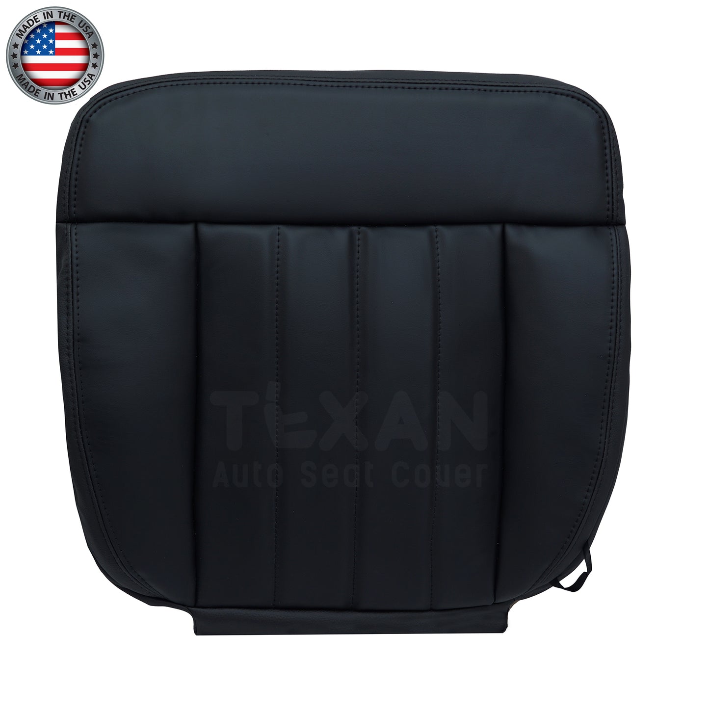 Fits 2006, 2007 Ford F150 Harley Davidson Passenger Side Bottom Leather Seat Cover Black