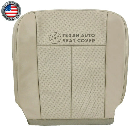 2007 to 2014 Ford Expedition Passenger Side Bottom Perforated Synthetic Leather Replacement Seat Cover Tan
