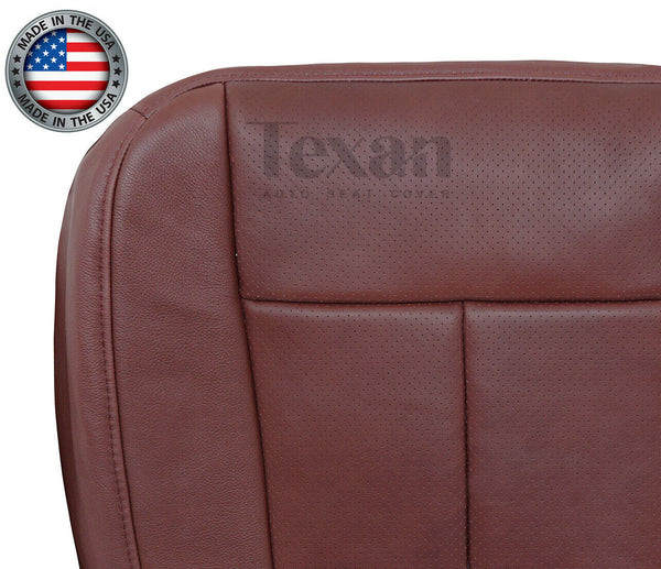 Fits 2007 to 2014 Ford Expedition King Rach Passenger Side Bottom Perforated Leather Seat Cover
