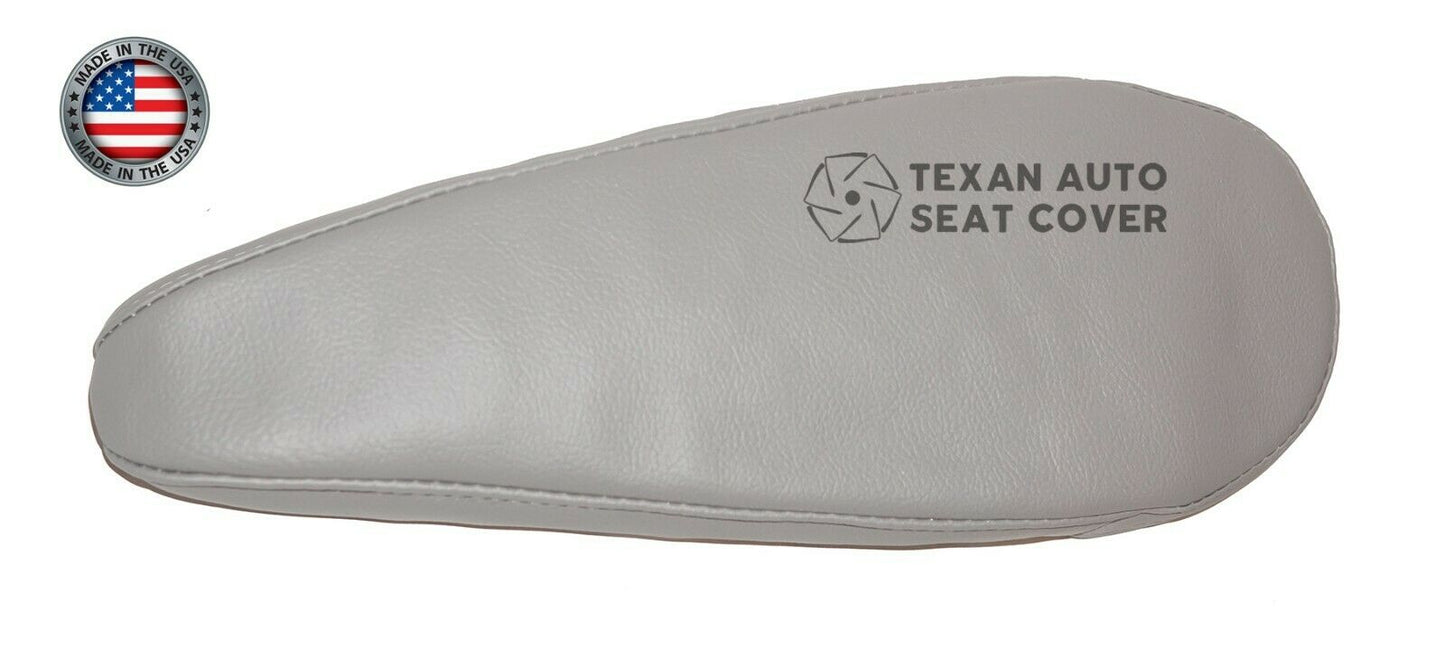 2000 to 2003 Ford Econoline Van Driver Side Synthetic Leather Armrest Replacement Cover Gray
