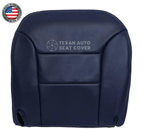 Fits 1995, 1996, 1997, 1998, 1999,GMC Suburban Passenger Side Bottom Synthetic Leather Replacement Seat Cover Blue