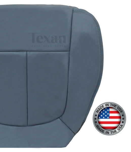 2011 to 2014 Ford F150 Lariat Driver Side Bottom Synthetic Leather Replacement Seat Cover Gray