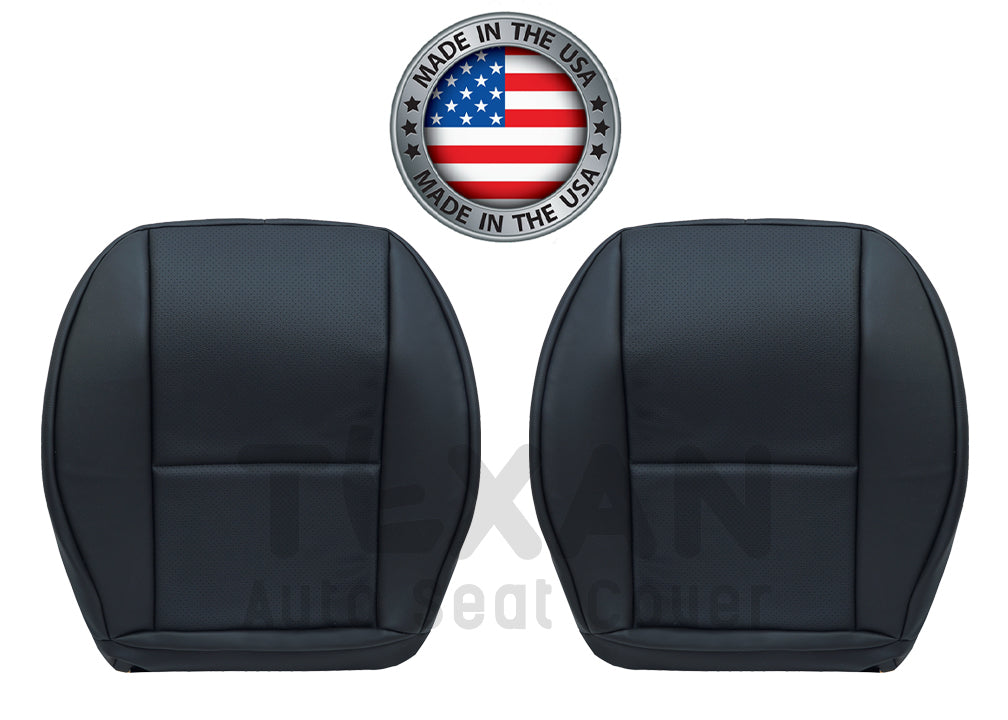 Fits Passenger Bottom Leather Seat Cover Black 2008-2015 Mercedes Benz GLK350 Sport