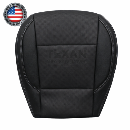 2018-2019 subaru outback front bottom seat cover black perforated
