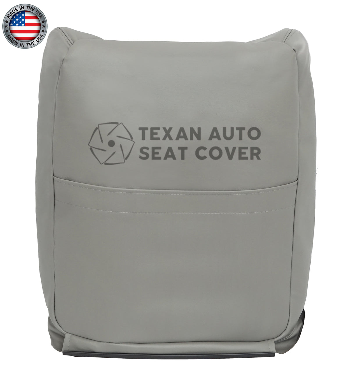 1994–1996 Chevy Impala SS Front Seat Cover Bundle – Gray Perforated Leather, 4 Pieces
