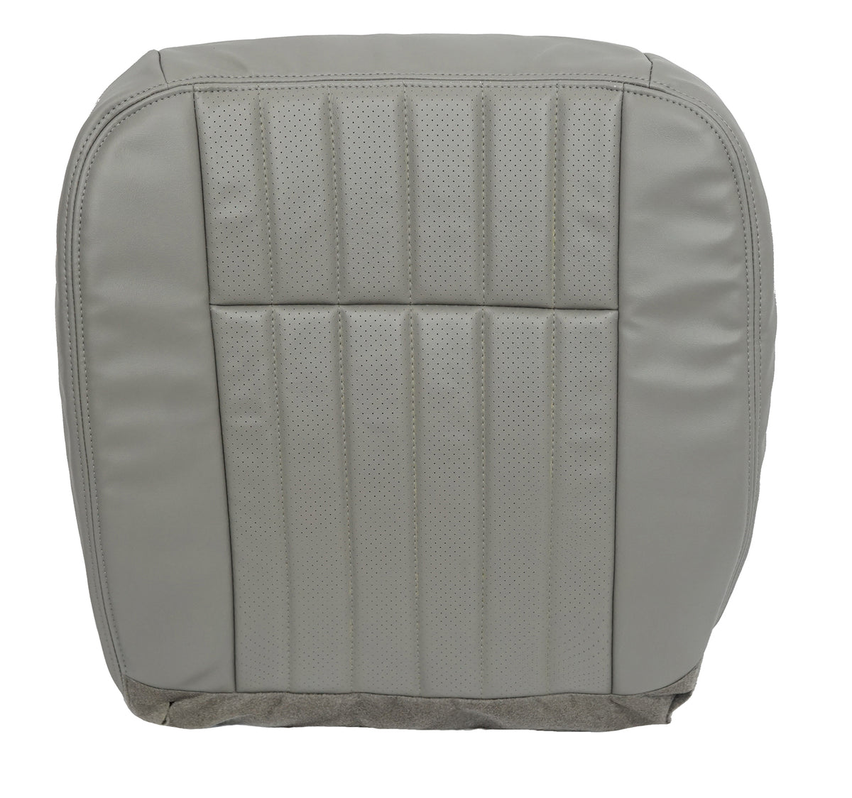 1994–1996 Chevy Impala SS Front Seat Cover Bundle – Gray Perforated Leather, 4 Pieces