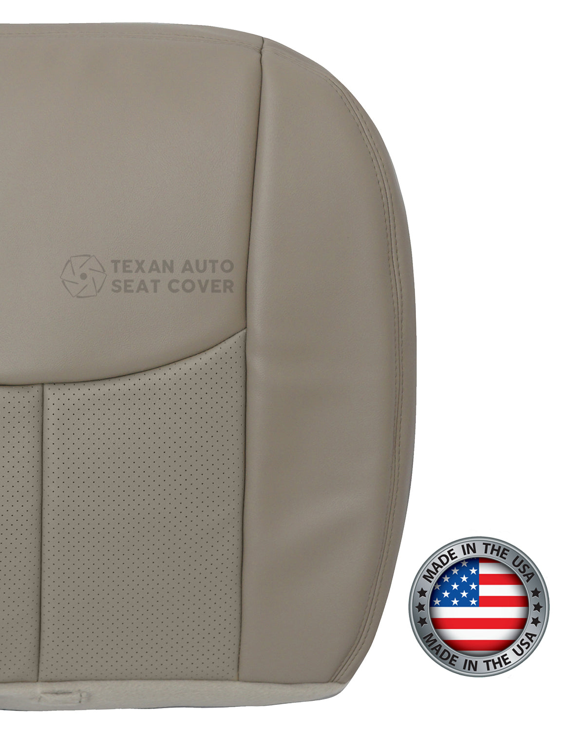Left Side Bottom 2nd row Seat Cover Leather Tan For 2003-2006 Cadillac Escalade