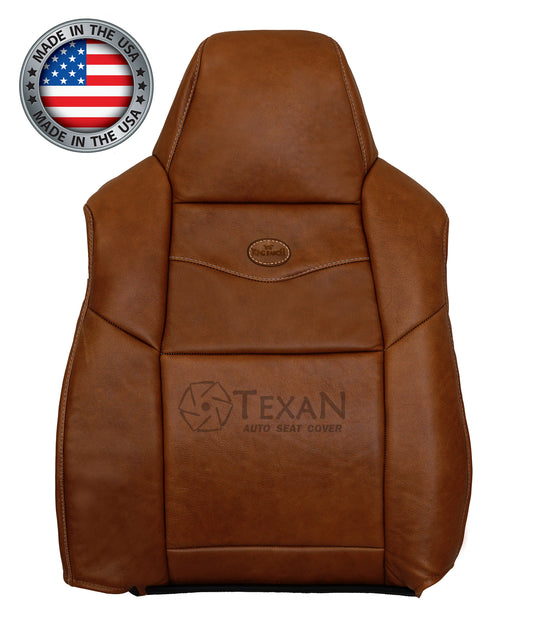 Front Lean Back king Ranch Leather Seat Cover for 2003 to 2007 Ford F250-F550