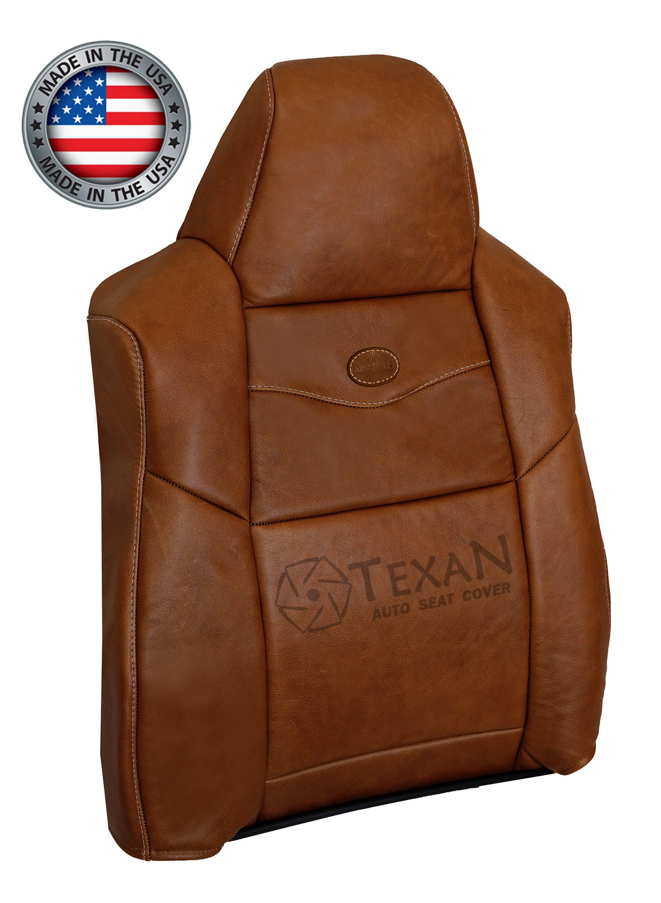 2003, 2004, 2005, 2006, 2007 Ford F250, F350, F450, F550 King Ranch Leather Driver Lean Back Replacement Seat Cover King Ranch