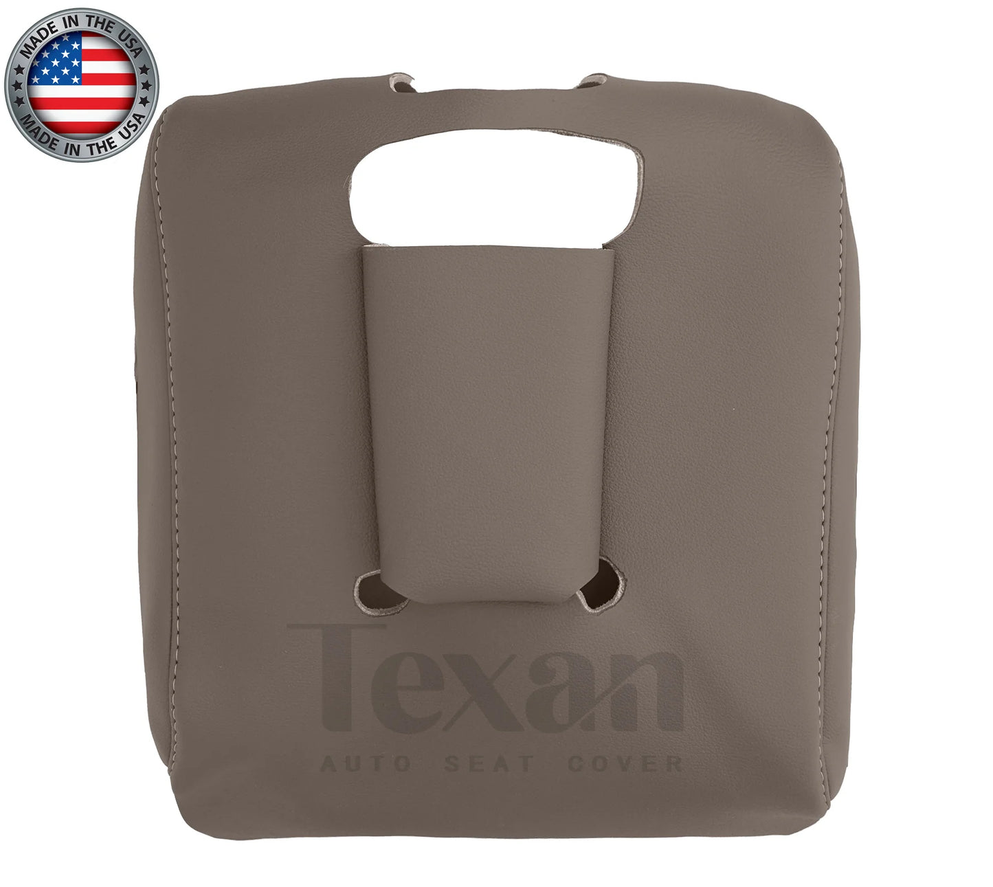 2015, 2016, 2017, 2018, 2019 GMC Yukon, Yukon XL Denali, SLE SLT  Center Console Synthetic Leather Replacement Seat Cover Tan