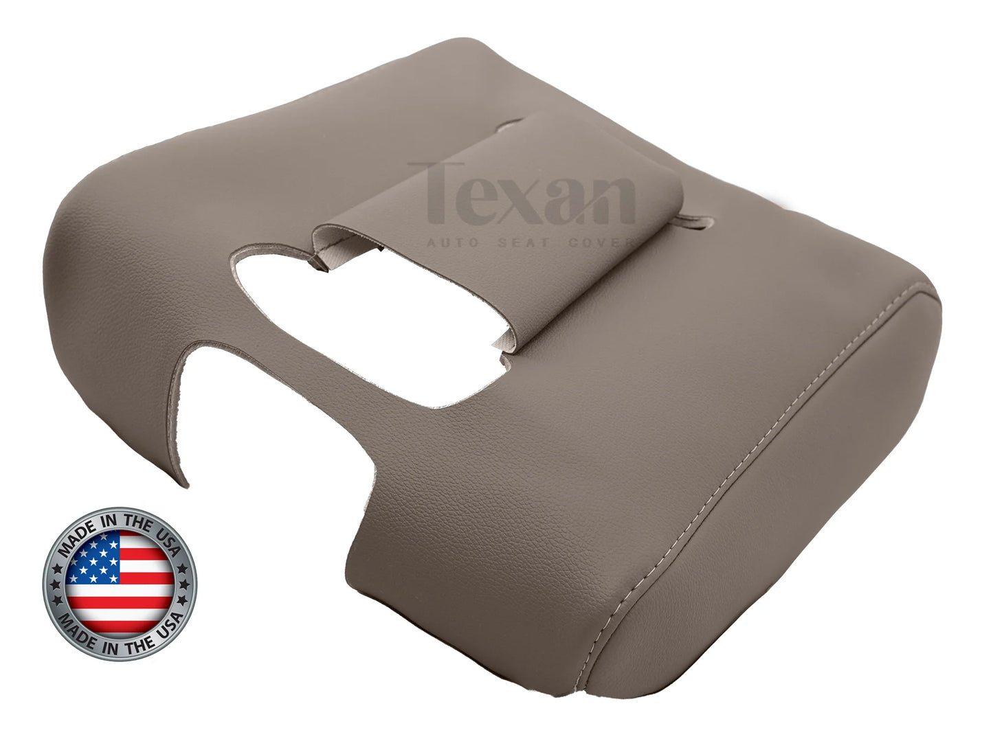 2015, 2016, 2017, 2018, 2019 GMC Yukon, Yukon XL Denali, SLE SLT  Center Console Synthetic Leather Replacement Seat Cover Tan
