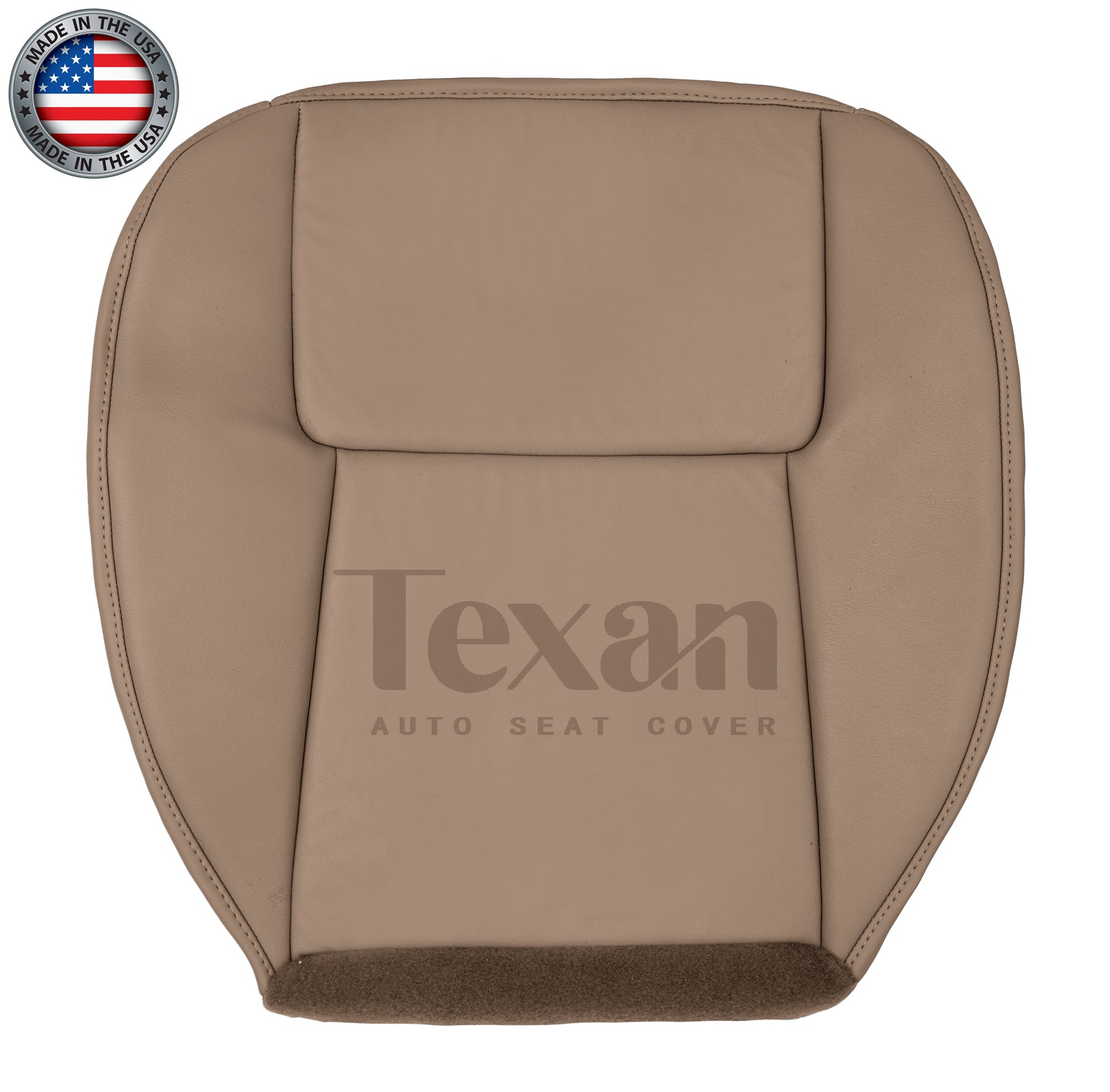 2006, 2007 Pontiac Torrent Driver Bottom Vinyl Seat Cover Tan