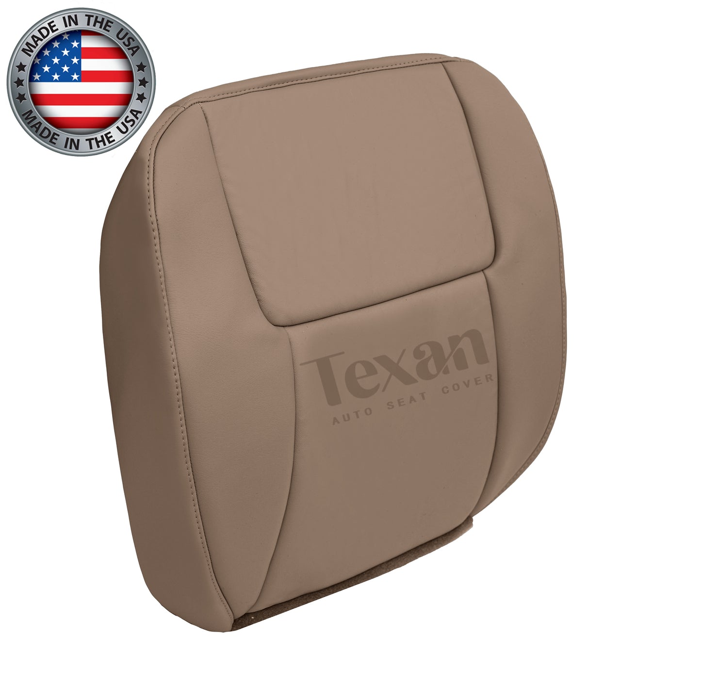 2006, 2007 Pontiac Torrent Passenger Bottom Leather Replacement Seat Cover Tan