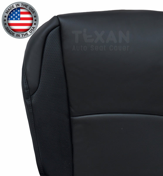 For 2010 - 2014 Toyota 4Runner Passenger side Bottom leather with perforated inserts replacement seat cover black