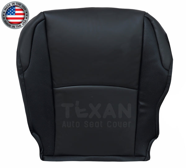2010 - 2014 Toyota 4Runner Driver Bottom leather seat cover black