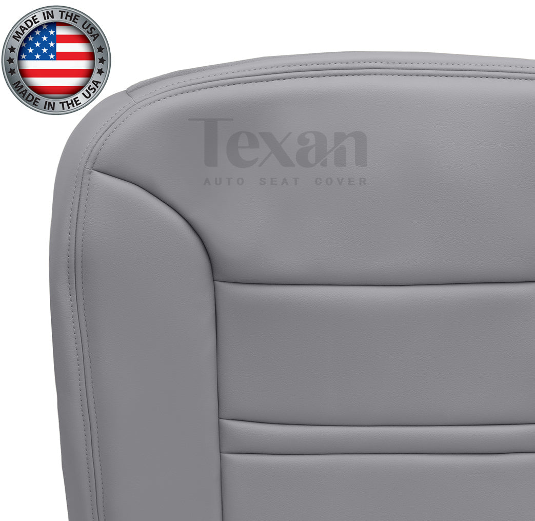 Fits 2000, 2001 Ford Excursion Driver Side Bottom Synthetic Leather Replacement Seat Cover Gray