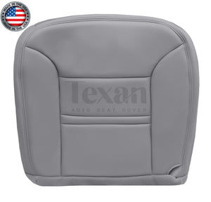 Fits 2000, 2001 Ford Excursion Driver Side Bottom Leather Replacement Seat Cover Gray