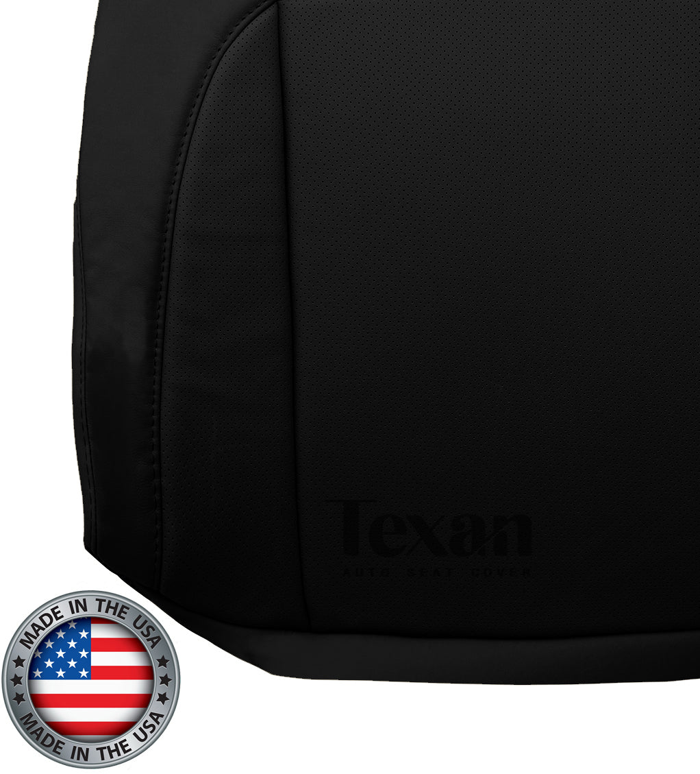 For 2007 to 2012 Lexus ES350 Driver Driver Side Lean Back Synthetic Leather Perforated Replacement Seat Cover Black