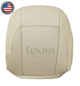 For 2007 to 2012 Lexus ES350 Driver Side Lean Back Synthetic Leather Perforated Replacement Seat Cover Tan