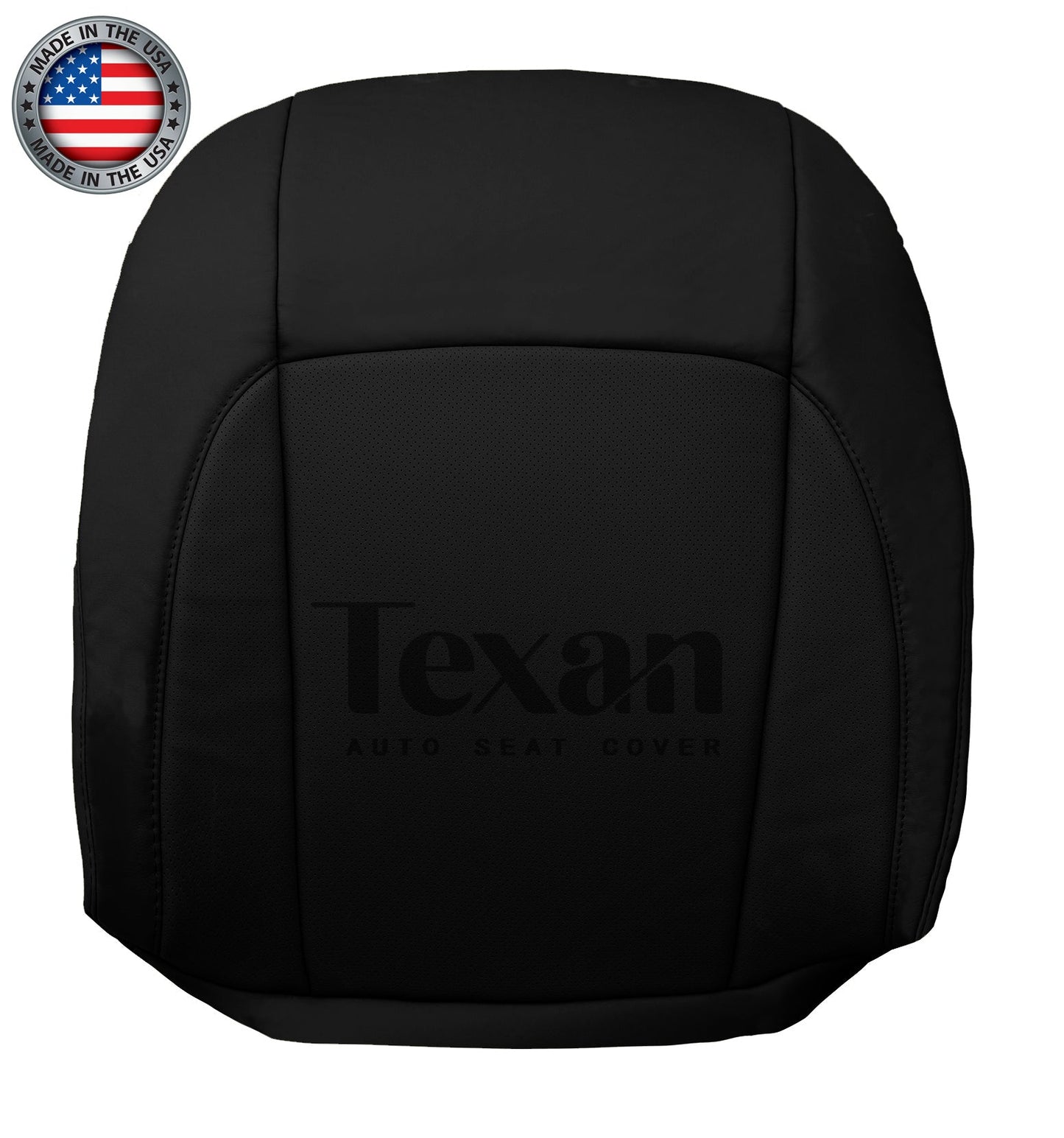 For 2007 to 2012 Lexus ES350 Driver Driver Side Lean Back Synthetic Leather Perforated Replacement Seat Cover Black