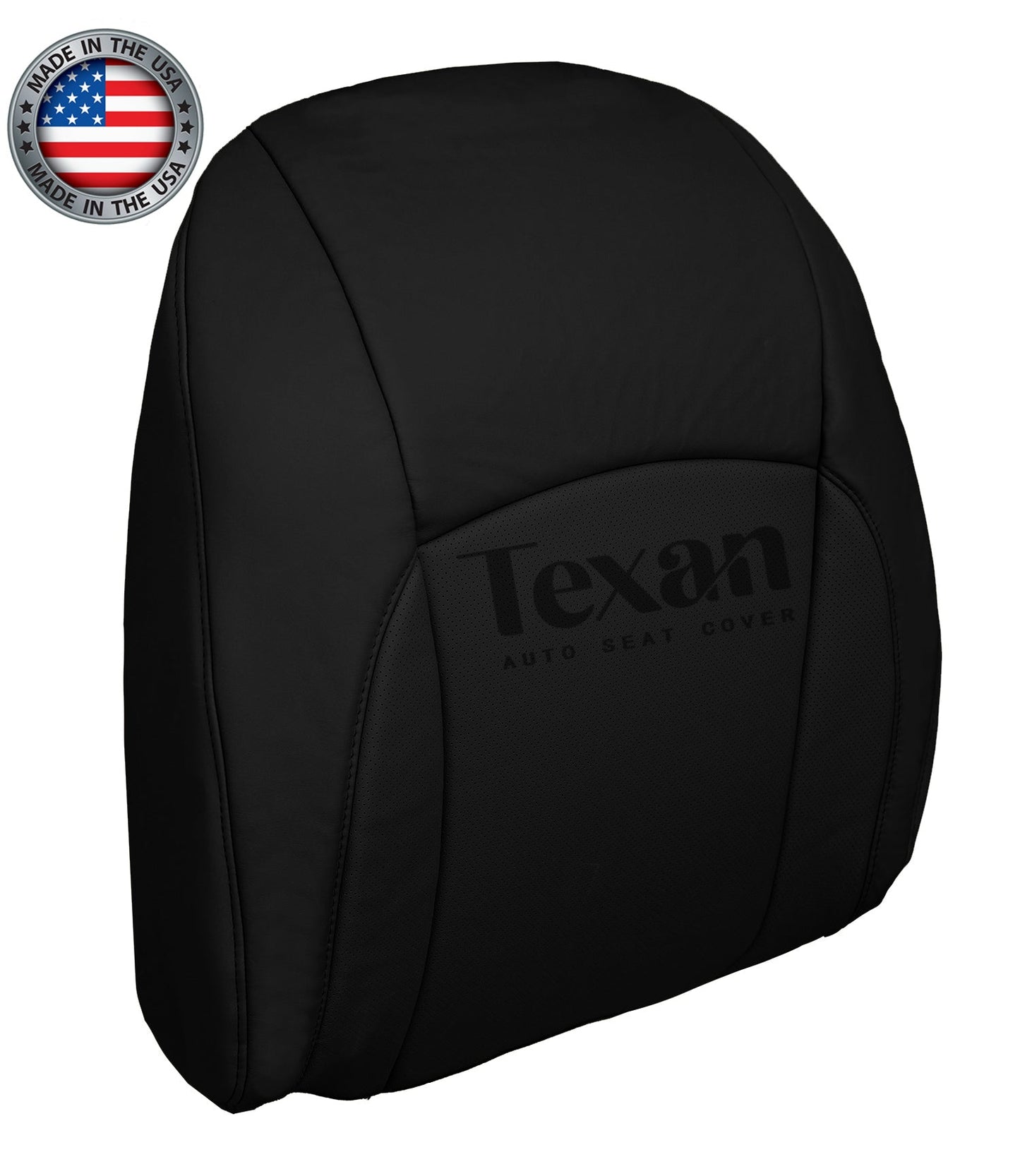 For 2007 to 2012 Lexus ES350 Driver Driver Side Lean Back Synthetic Leather Perforated Replacement Seat Cover Black
