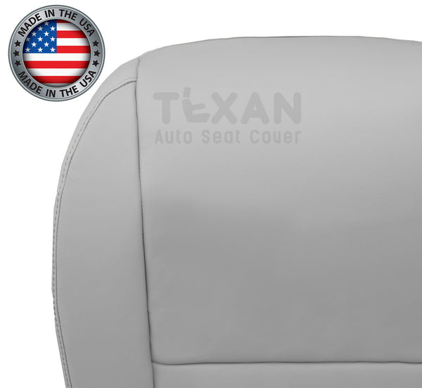 2007, 2008, 2009, 2010, 2011, 2012, 2013 Acura MDX Driver Side Bottom Synthetic Leather Seat Cover Gray