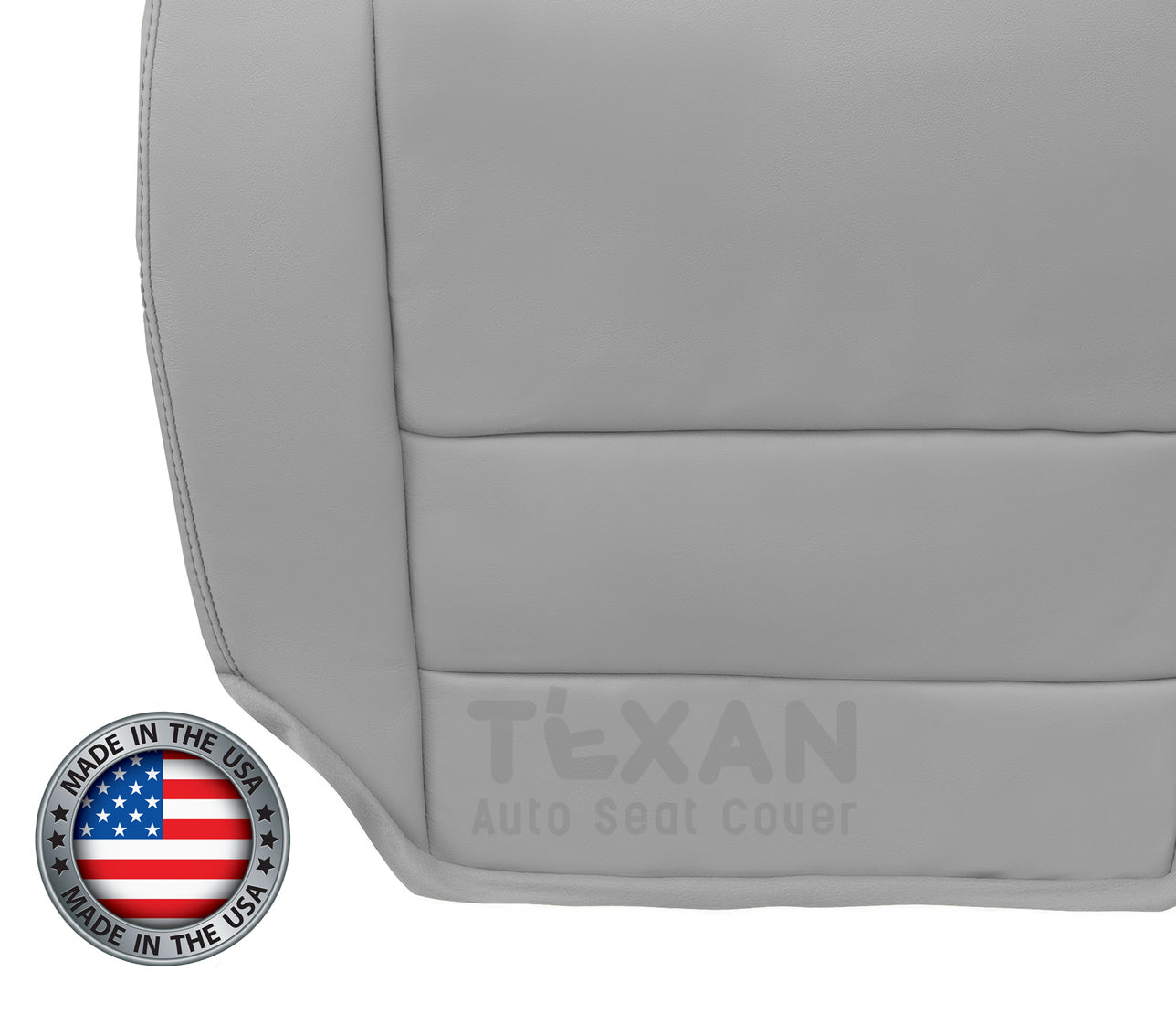 2007, 2008, 2009, 2010, 2011, 2012, 2013 Acura MDX Passenger Side Bottom Synthetic Leather Seat Cover Gray