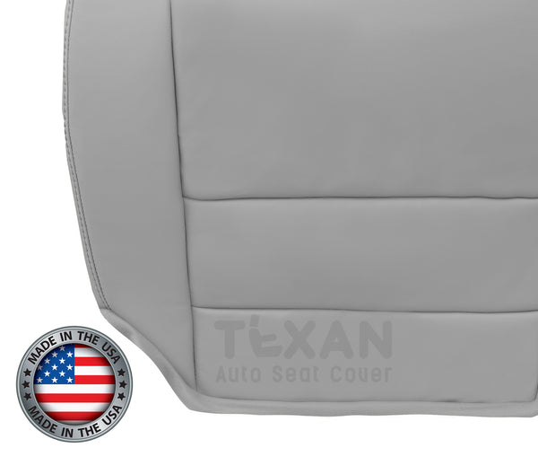 2007, 2008, 2009, 2010, 2011, 2012, 2013 Acura MDX Driver Side Bottom Leather Seat Cover Gray