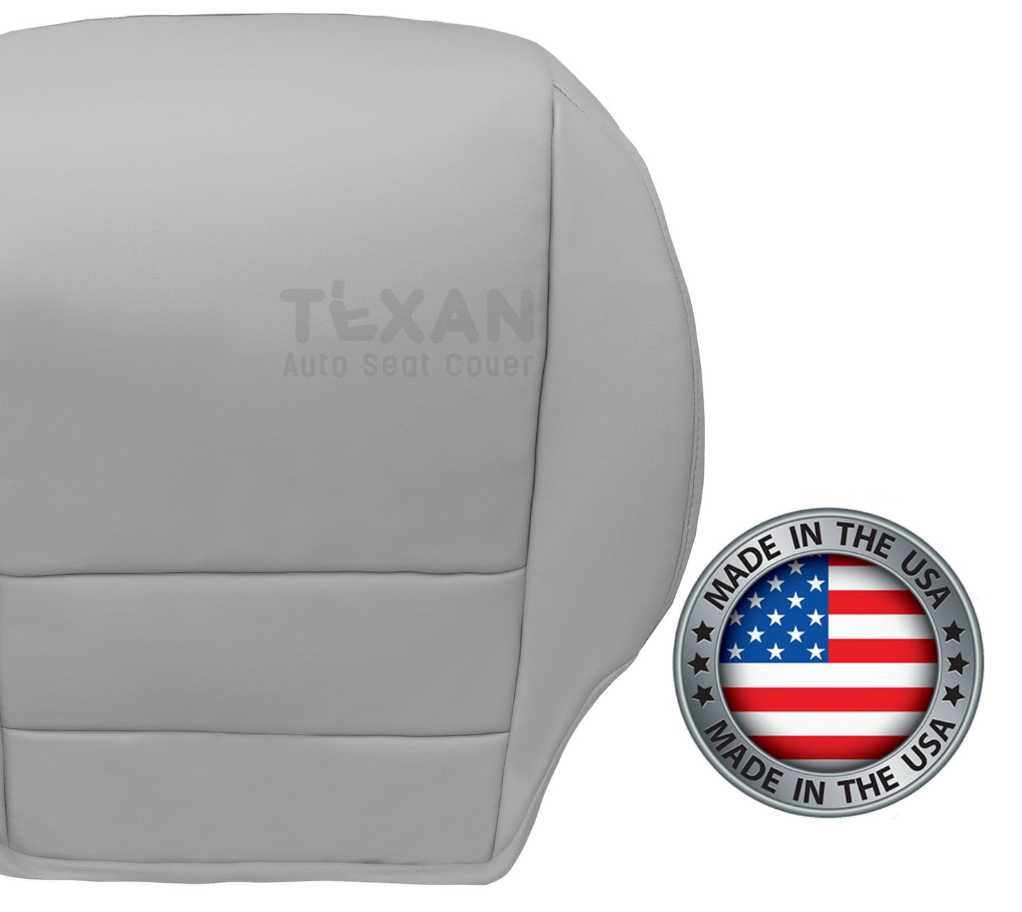 2007, 2008, 2009, 2010, 2011, 2012, 2013 Acura MDX Passenger Side Bottom Synthetic Leather Seat Cover Gray