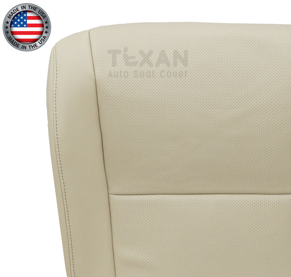 2010 to 2015 Lexus RX350, RX450H Passenger Side Bottom Perforated Leather Replacement Seat Cover Tan